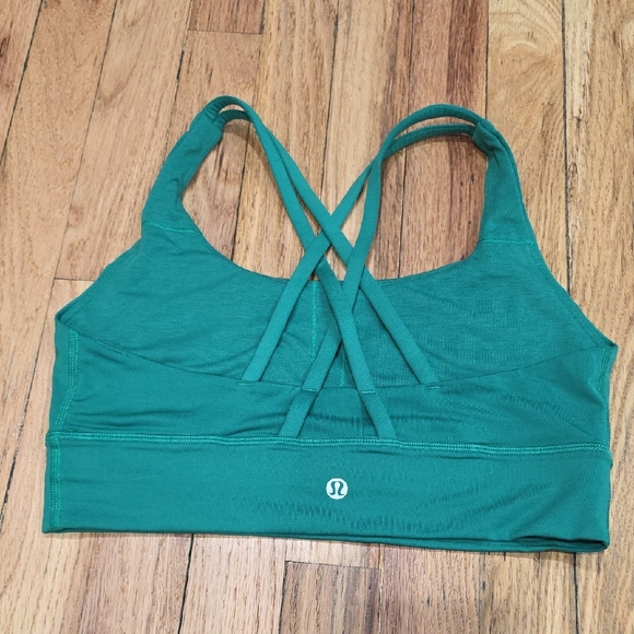 lululemon athletica Other - lululemon athletica Teal Cross-Back Sports Bra